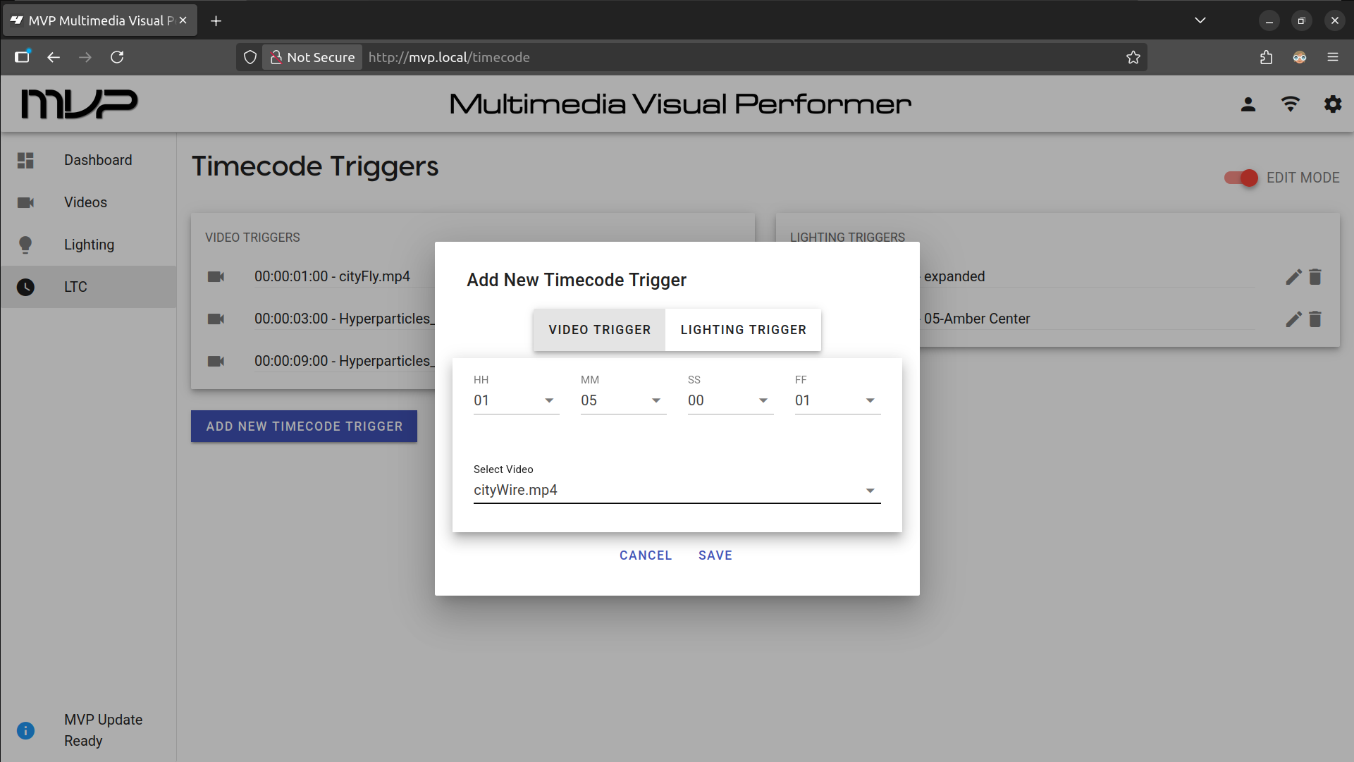 MVP - Multimedia Visual Performer