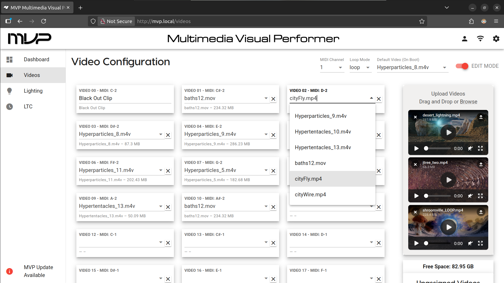 MVP - Multimedia Visual Performer